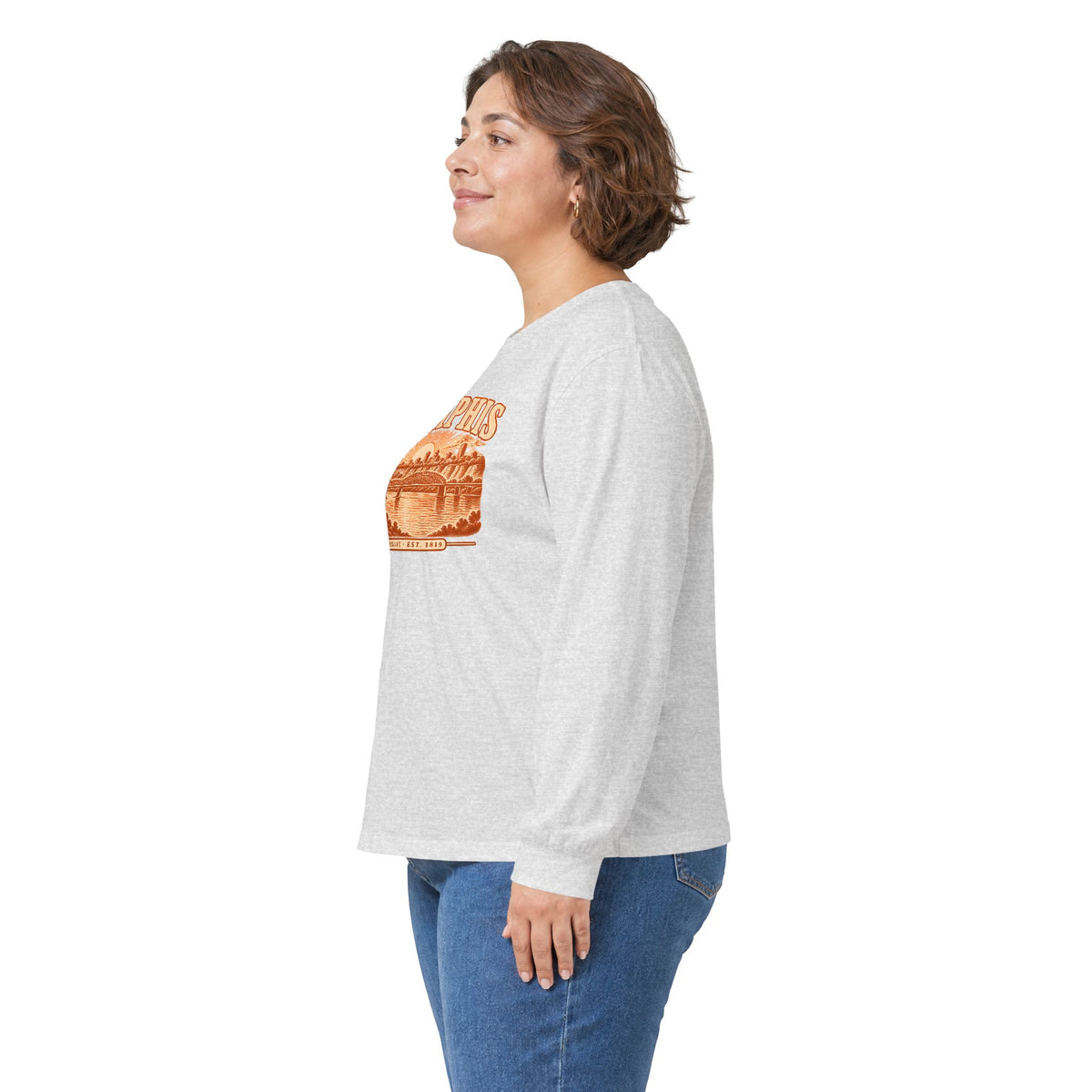 Memphis Engraved Valley Long Sleeve T-Shirt
