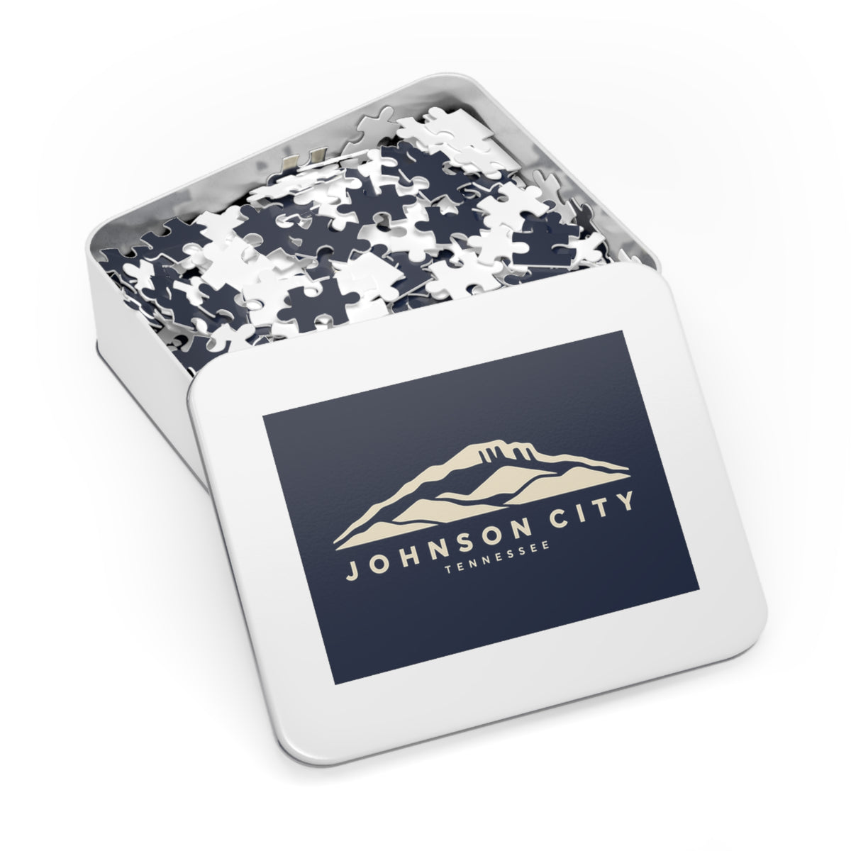Johnson City Buffalo Mountain Puzzle (Navy)