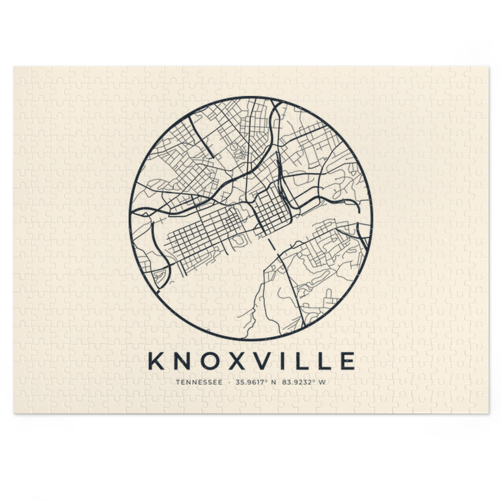 Knoxville Street Map Puzzle