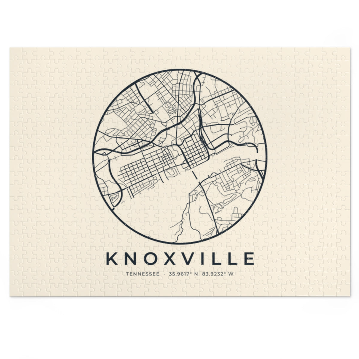 Knoxville Street Map Puzzle