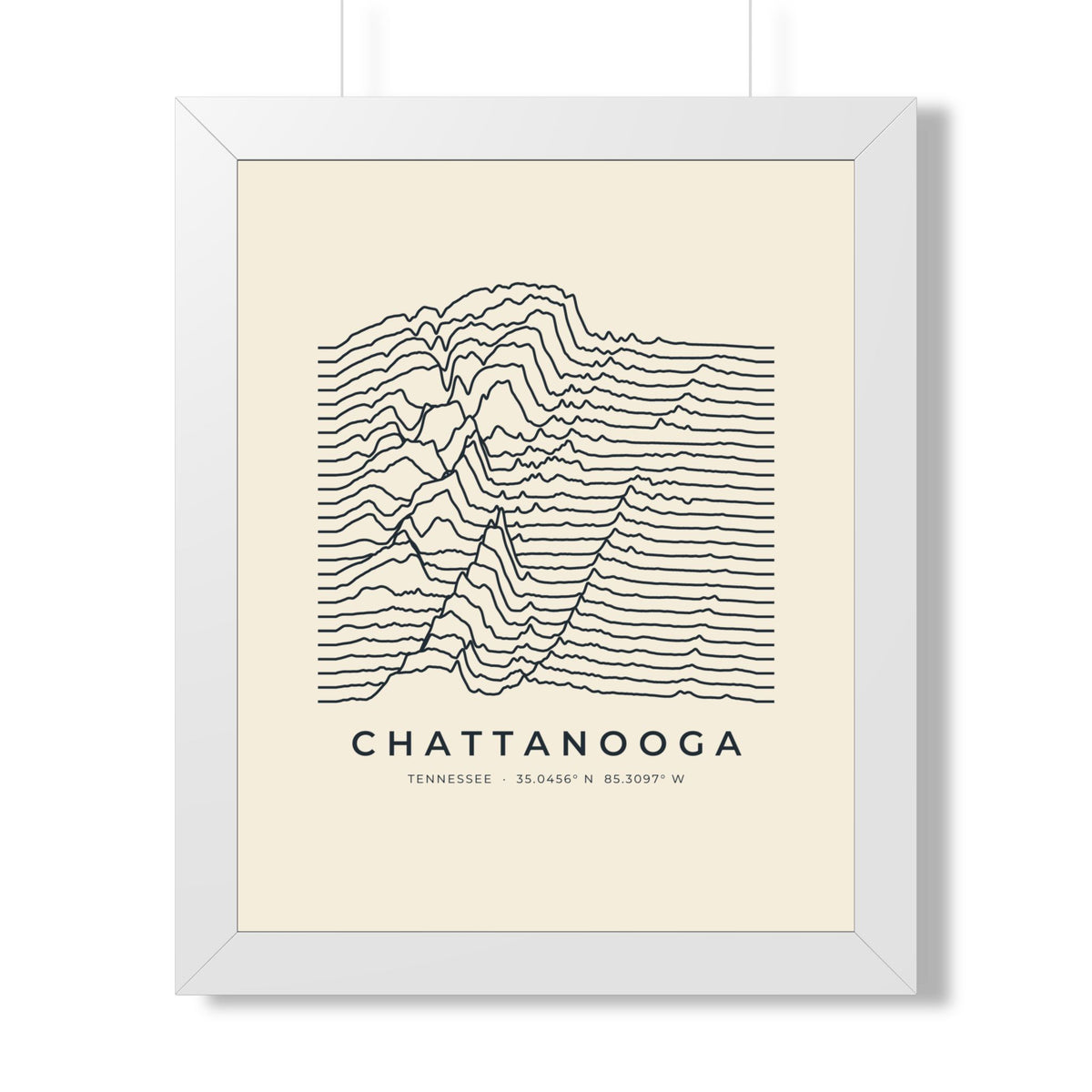 Chattanooga Ridgeline Framed Print