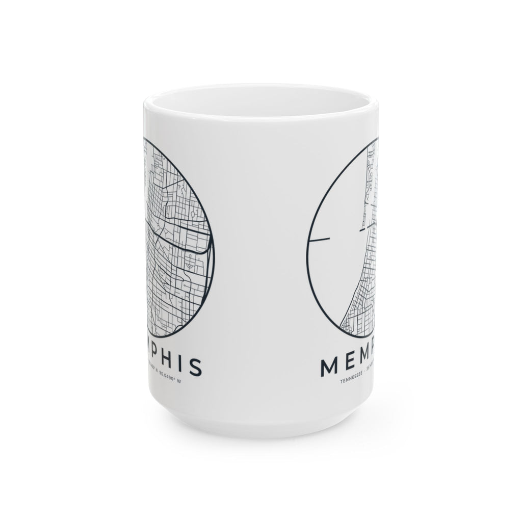Memphis Street Map Mug
