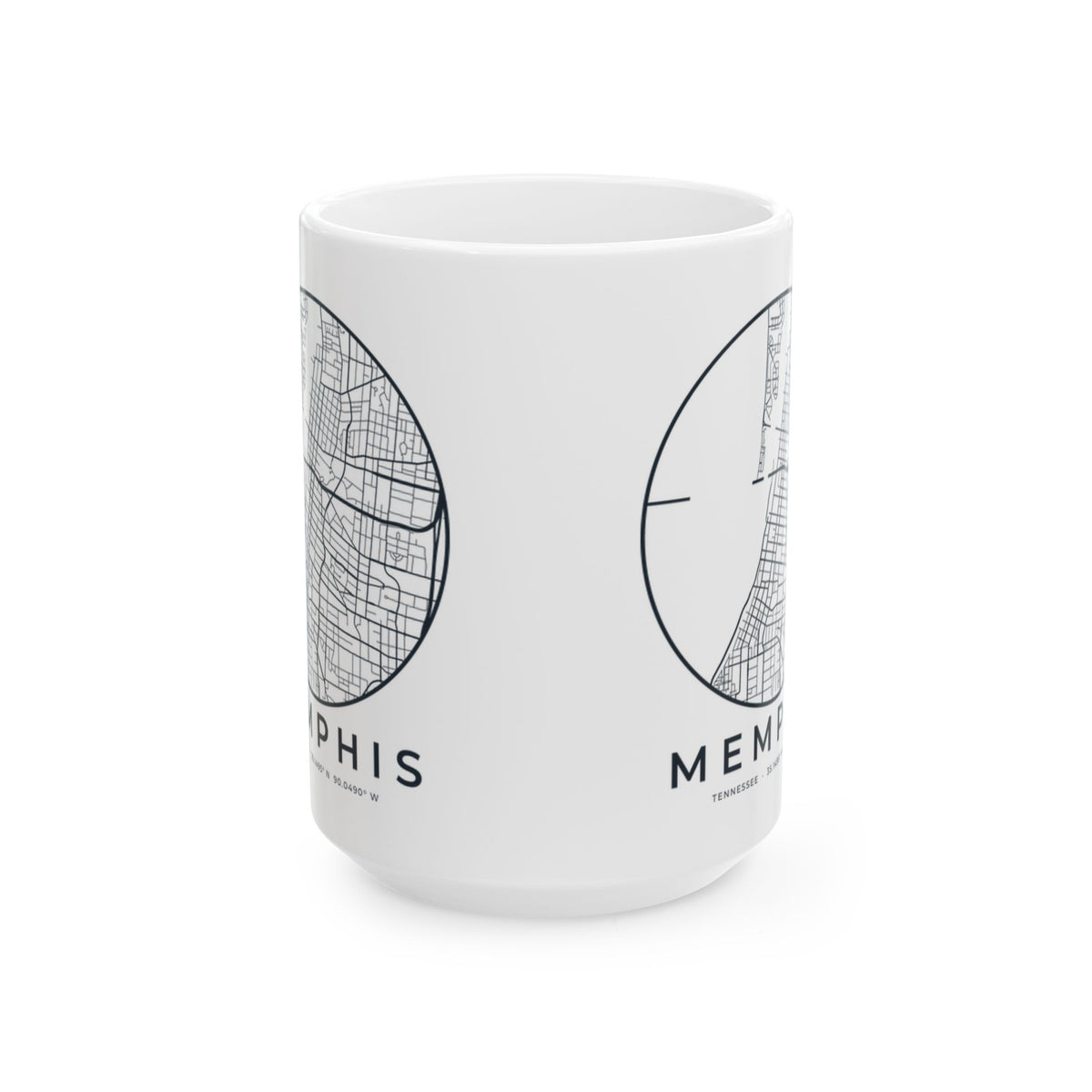 Memphis Street Map Mug