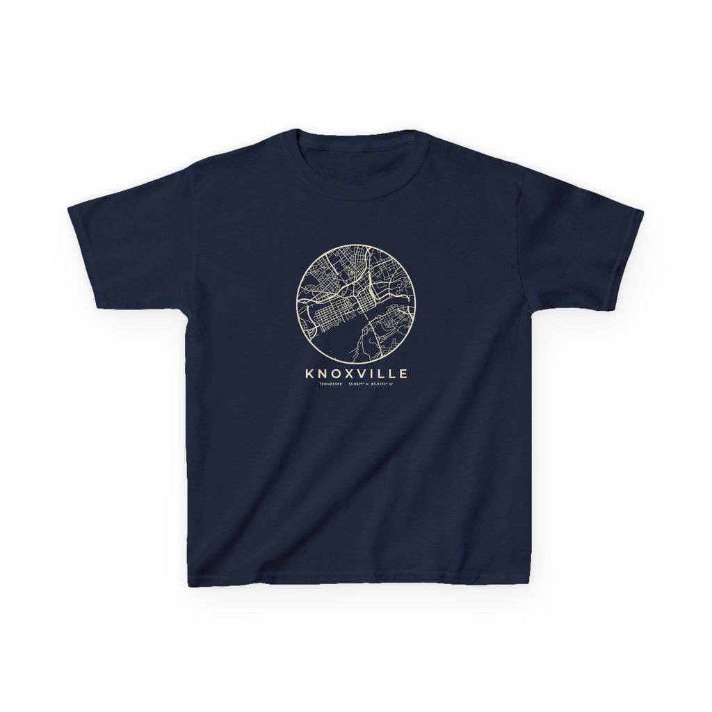 Knoxville Street Map Kids T-Shirt