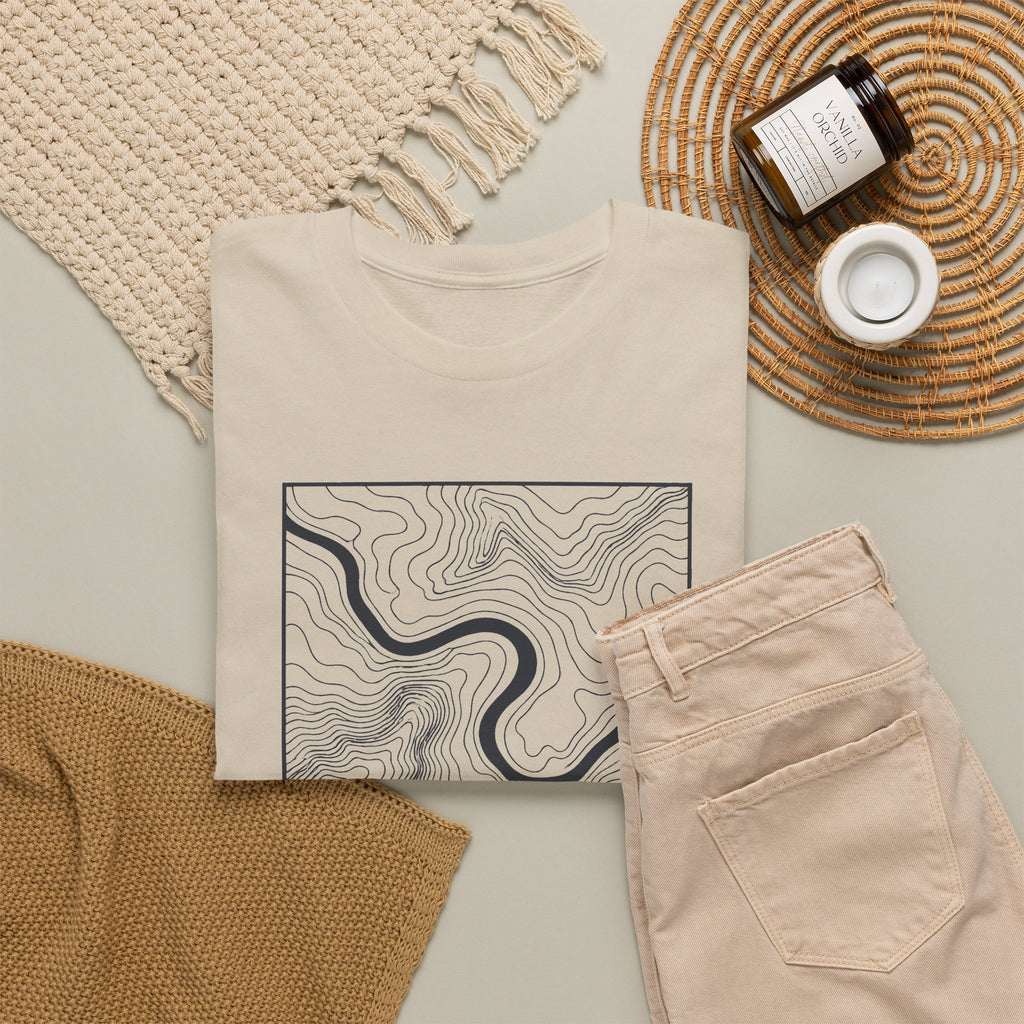 Chattanooga Topo Map T-Shirt