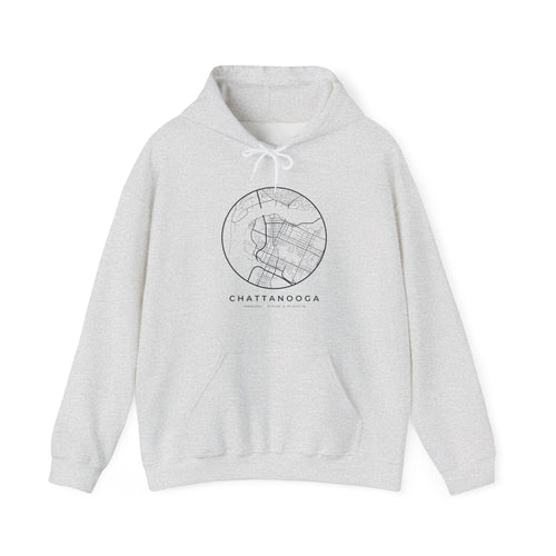 Chattanooga Street Map Hoodie