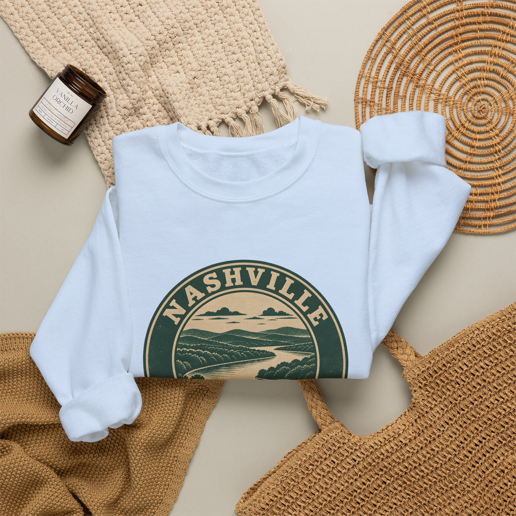 Nashville Park Badge Crewneck Sweatshirt