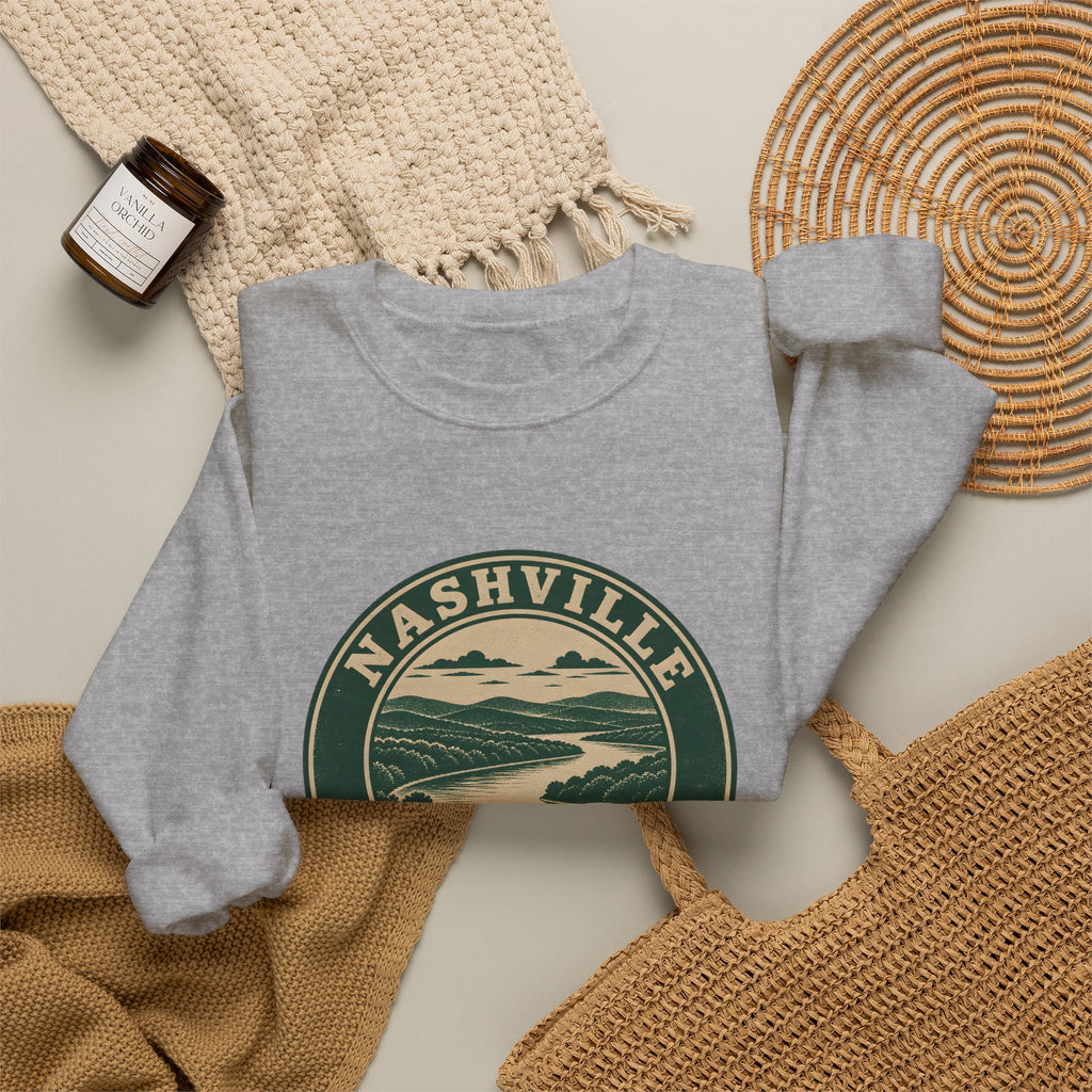 Nashville Park Badge Crewneck Sweatshirt