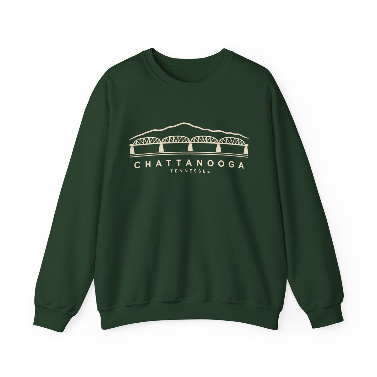 Chattanooga Walnut Street Bridge Crewneck Sweatshirt
