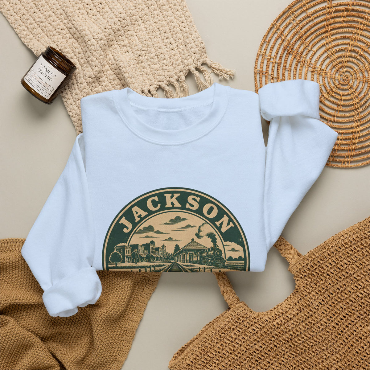 Jackson Park Badge Crewneck Sweatshirt