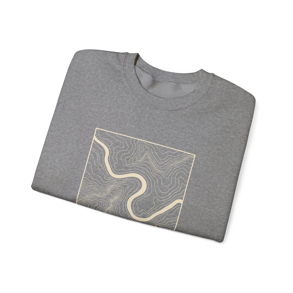 Chattanooga Topo Map Crewneck Sweatshirt