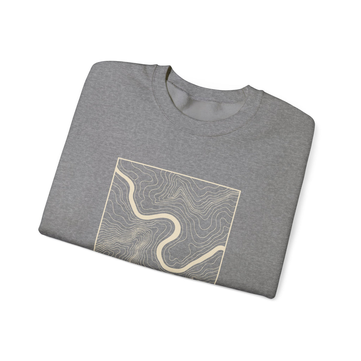 Chattanooga Topo Map Crewneck Sweatshirt