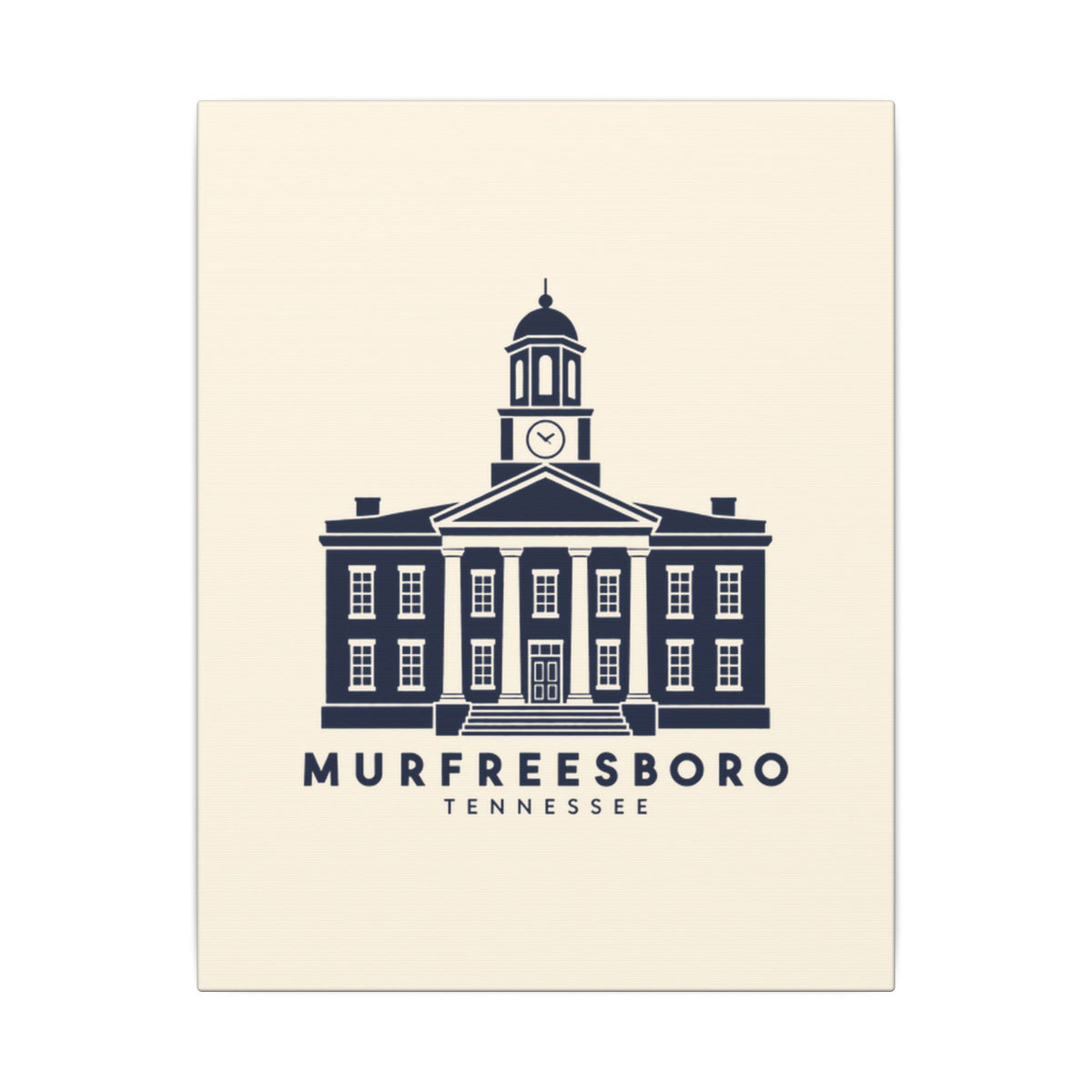 Murfreesboro Rutherford County Courthouse Canvas Print