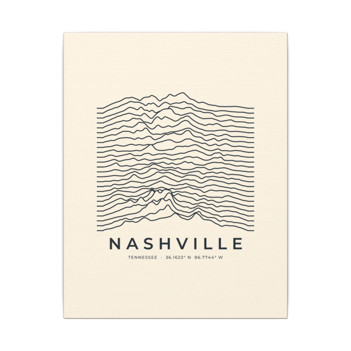 Nashville Ridgeline Canvas Print