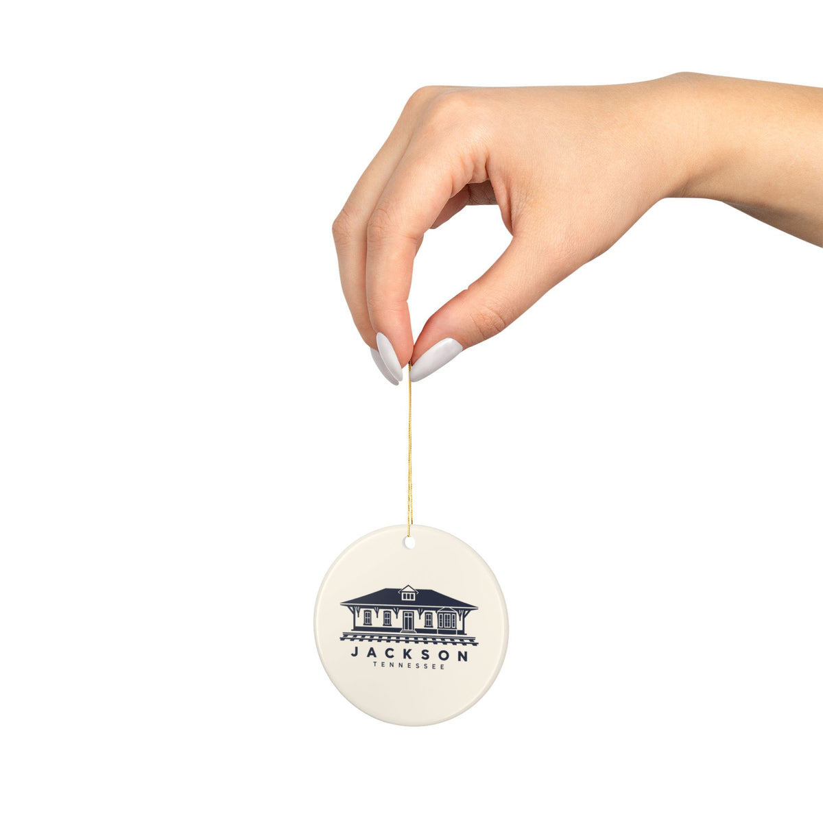 Jackson Train Depot Ornament