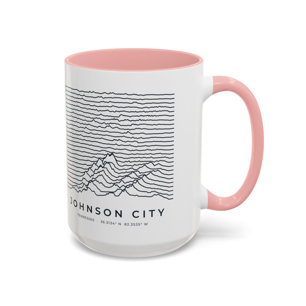 Johnson City Ridgeline Accent Mug