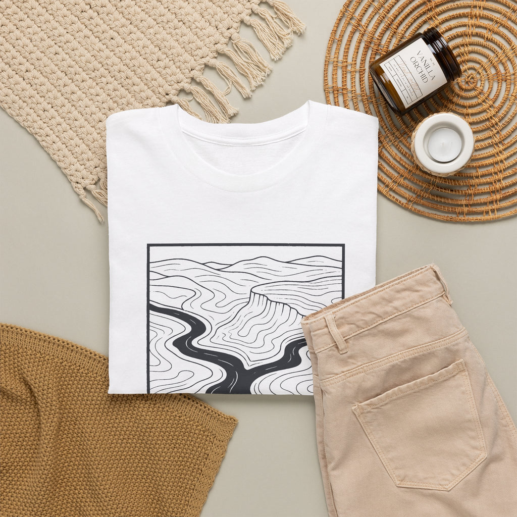 Clarksville Topo Map T-Shirt