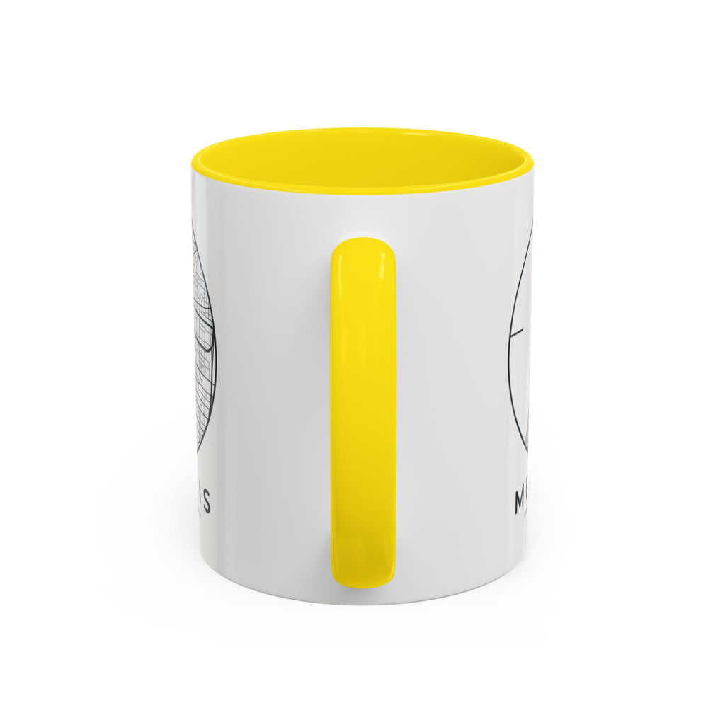 Memphis Street Map Accent Mug