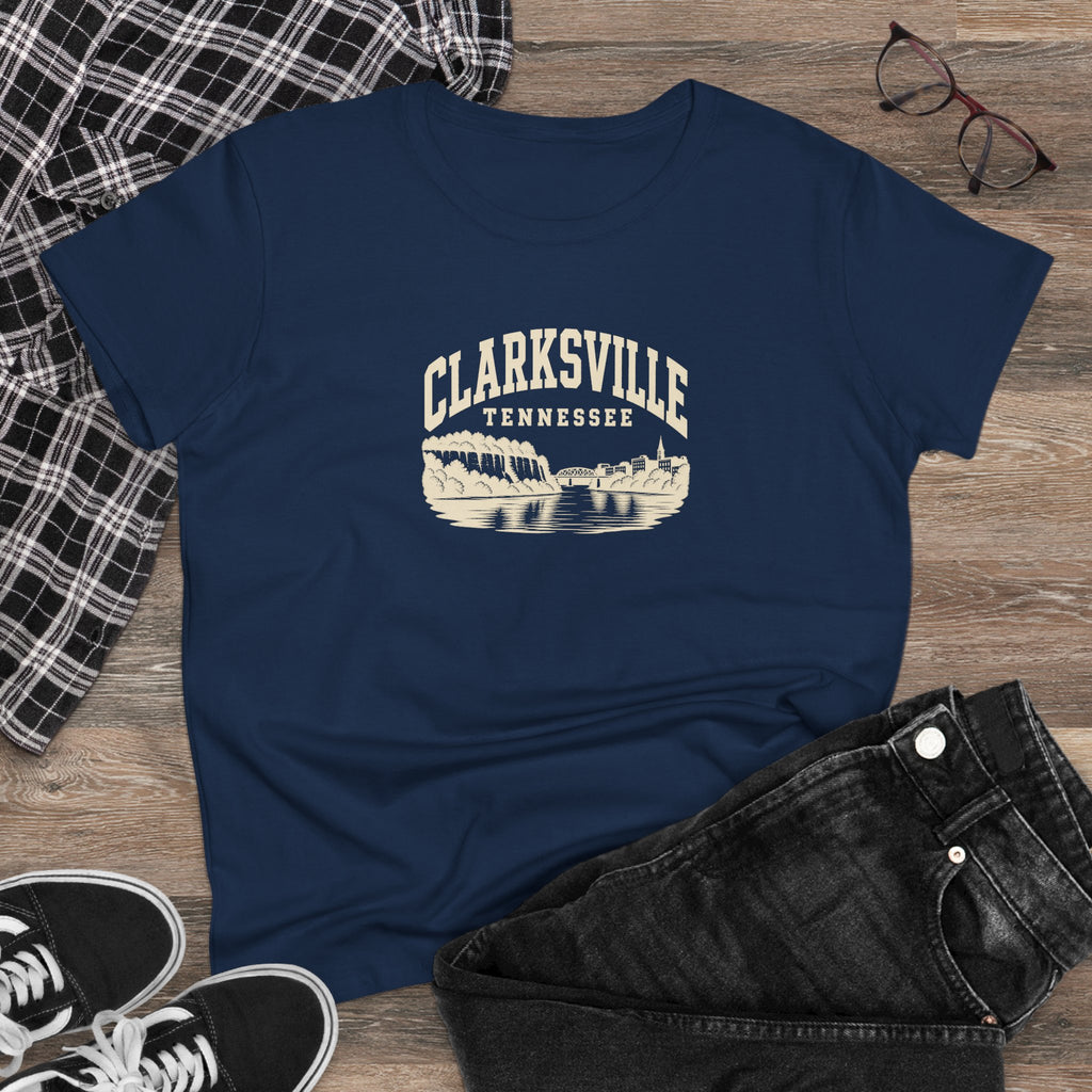 Clarksville Vintage Varsity Women's T-Shirt