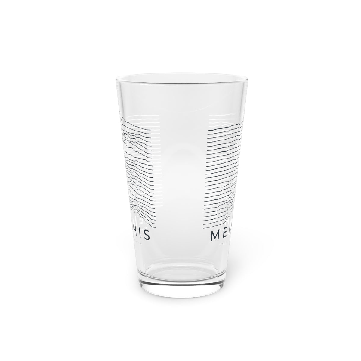 Memphis Ridgeline Pint Glass