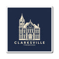 Clarksville Customs House Magnet (Navy)