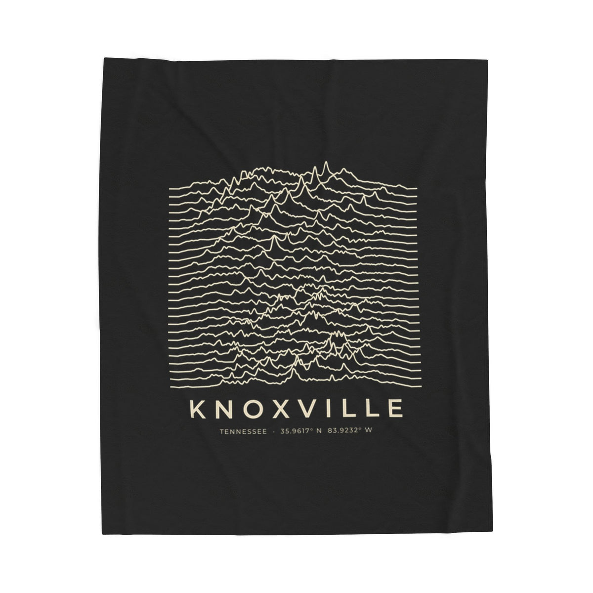 Knoxville Ridgeline Blanket (Black)