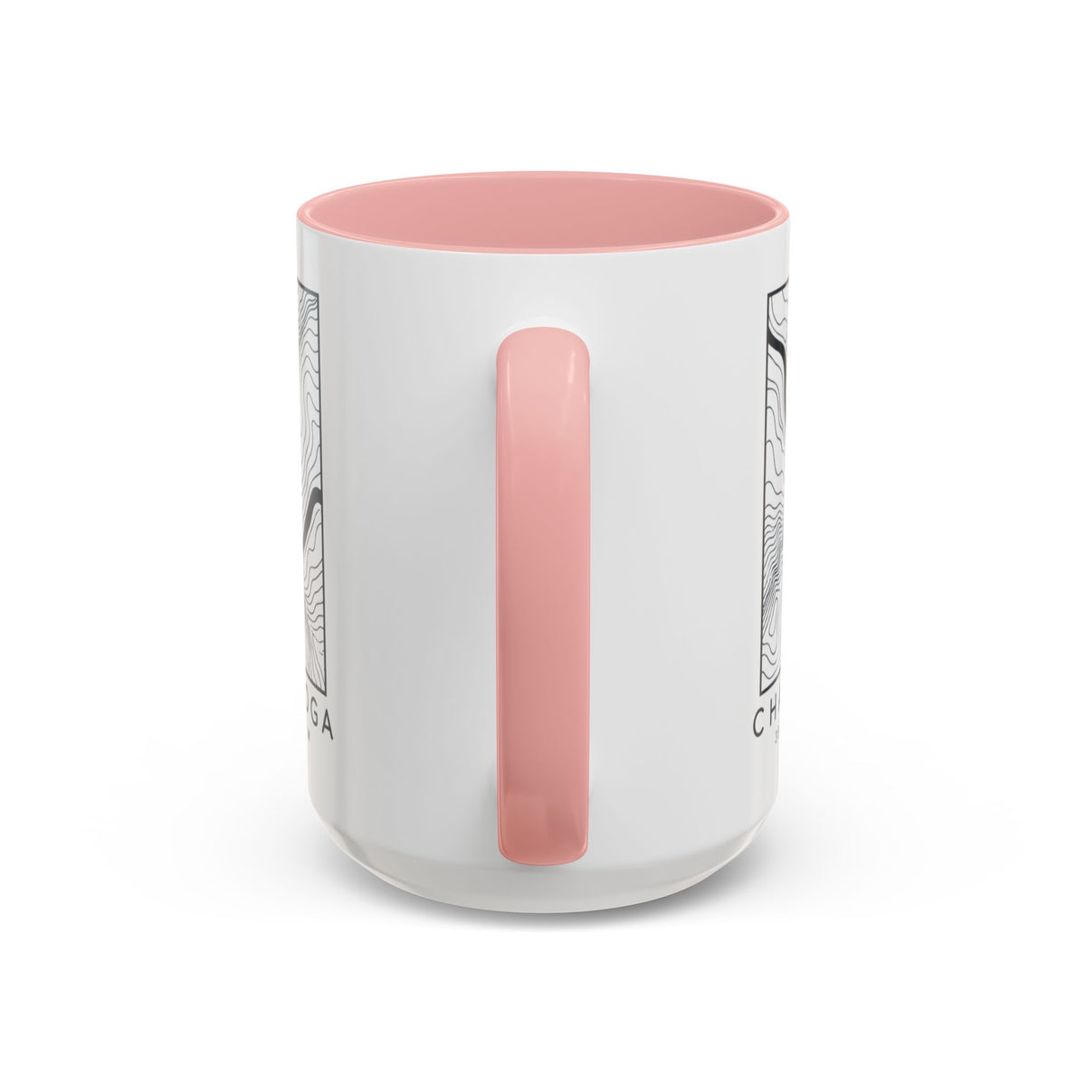Chattanooga Topo Map Accent Mug