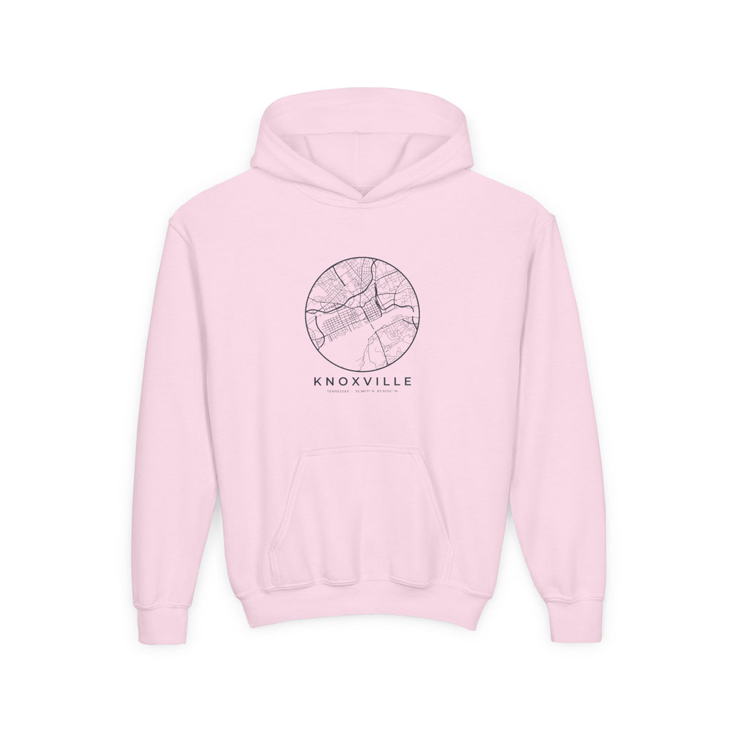 Knoxville Street Map Kids Hoodie