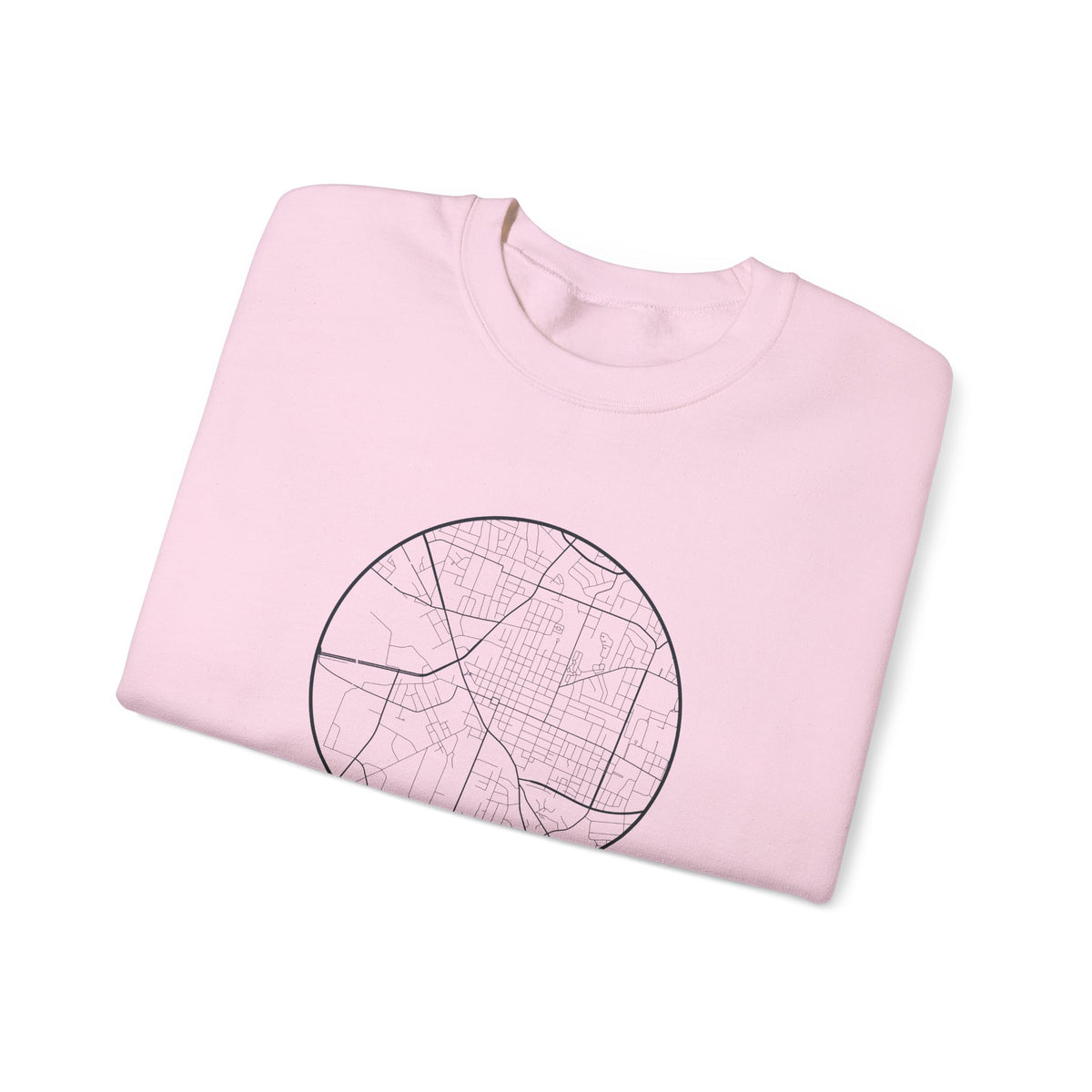 Murfreesboro Street Map Crewneck Sweatshirt