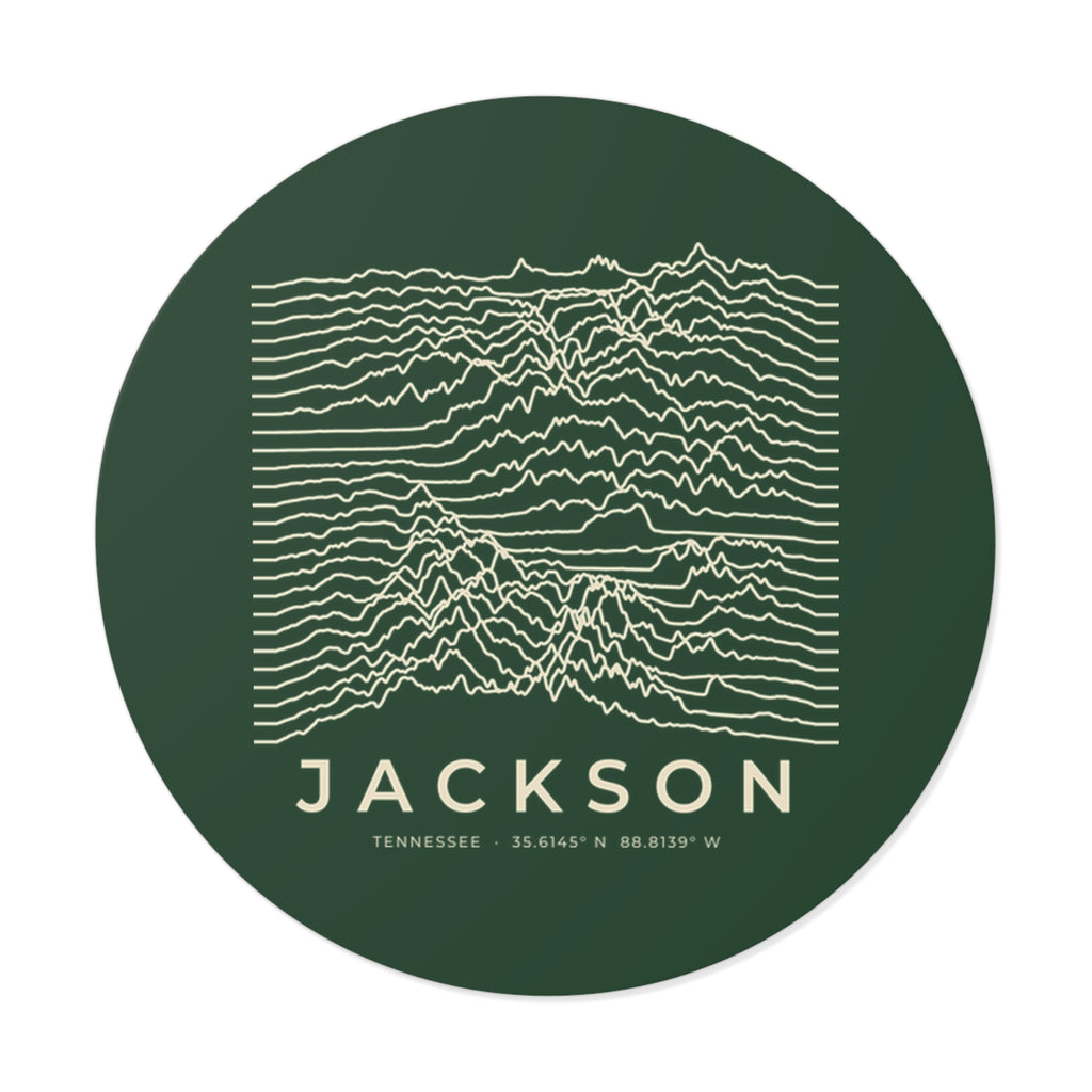 Jackson Ridgeline Sticker (Forest Green)