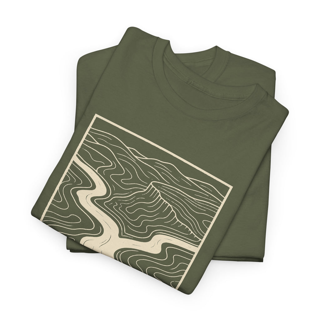 Clarksville Topo Map T-Shirt
