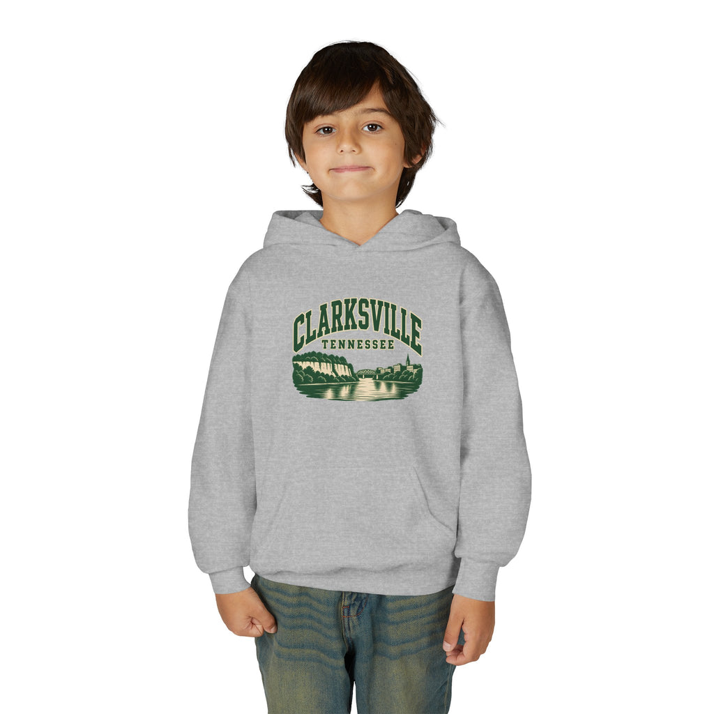 Clarksville Vintage Varsity Kids Hoodie