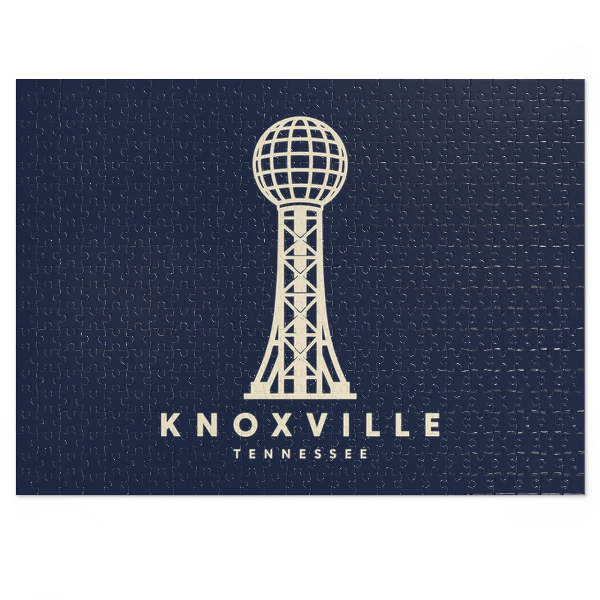 Knoxville Sunsphere Puzzle (Navy)