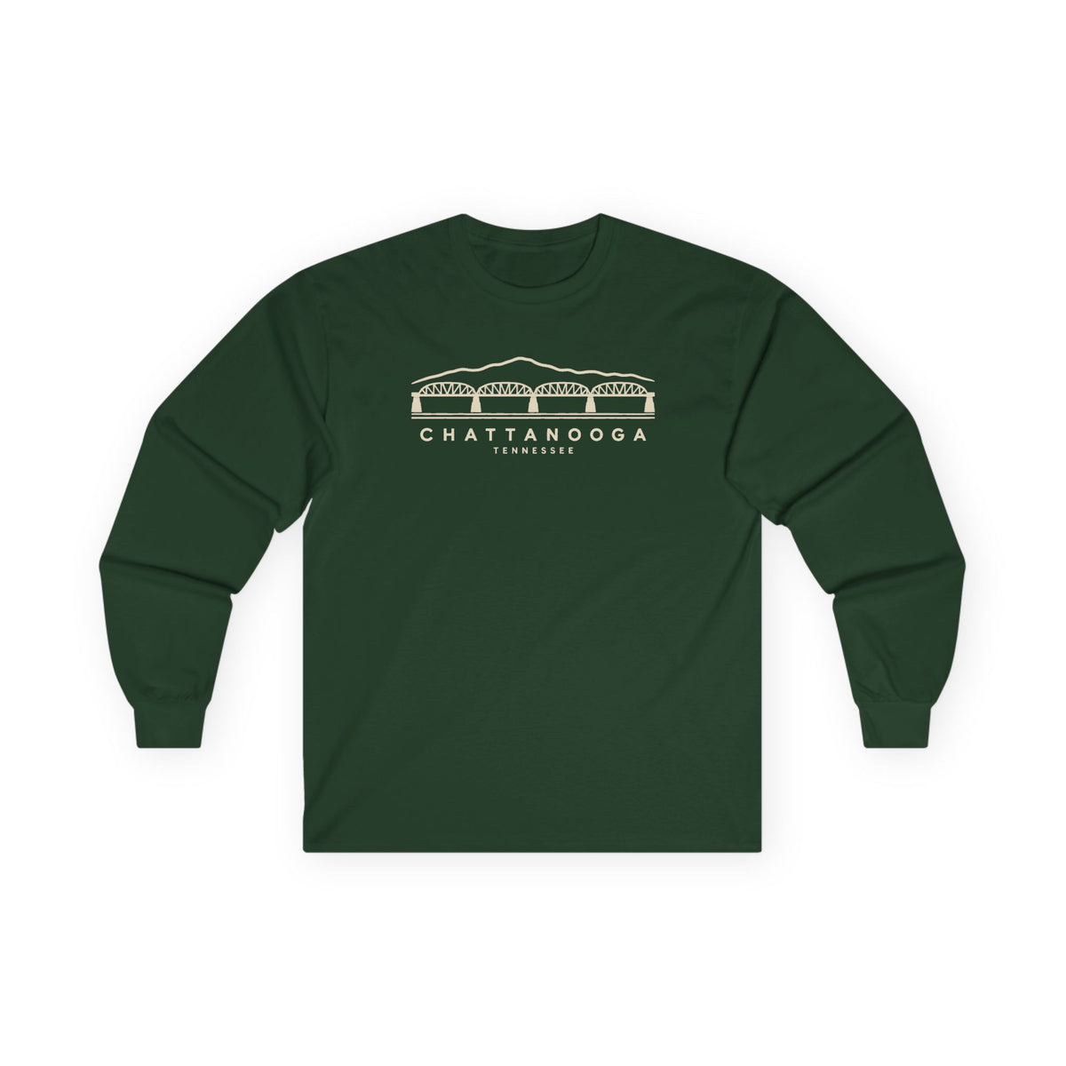 Chattanooga Walnut Street Bridge Long Sleeve T-Shirt
