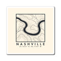 Nashville Topo Map Magnet