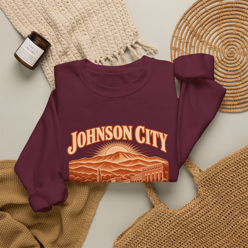 Johnson City Engraved Valley Crewneck Sweatshirt