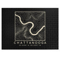 Chattanooga Topo Map Puzzle (Black)