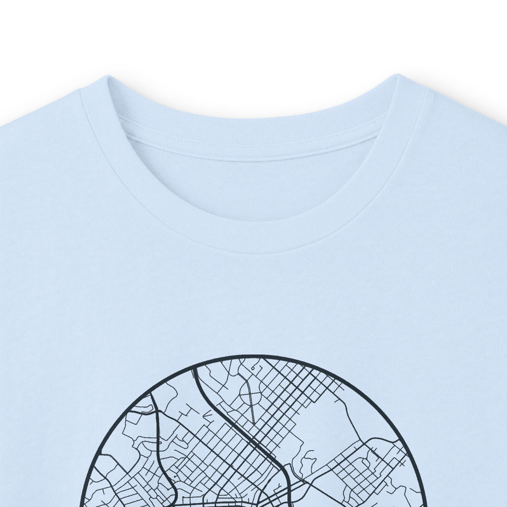 Johnson City Street Map Long Sleeve T-Shirt