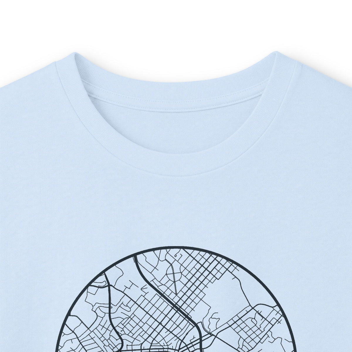 Johnson City Street Map Long Sleeve T-Shirt
