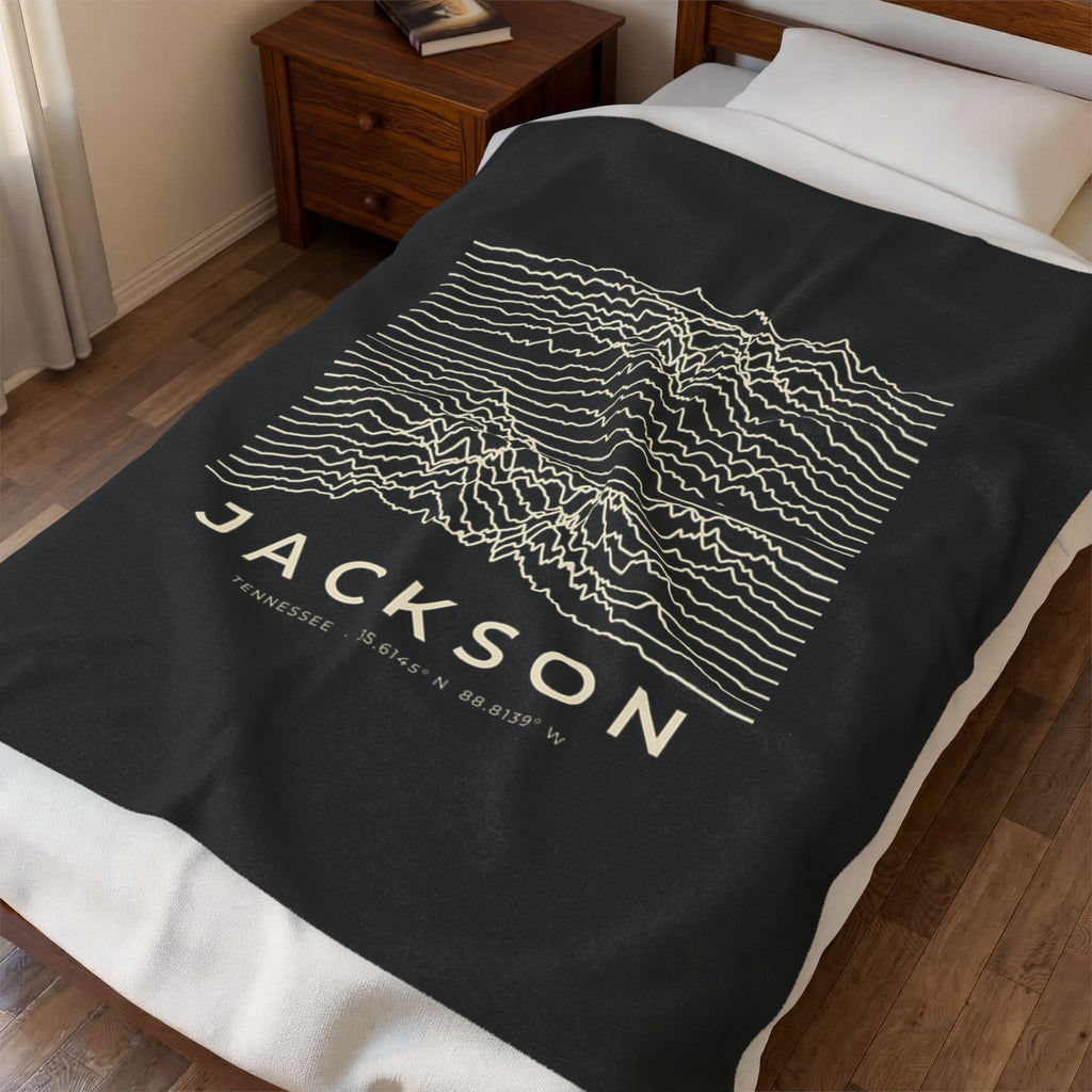 Jackson Ridgeline Blanket (Black)