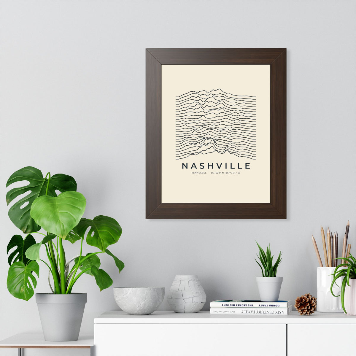 Nashville Ridgeline Framed Print