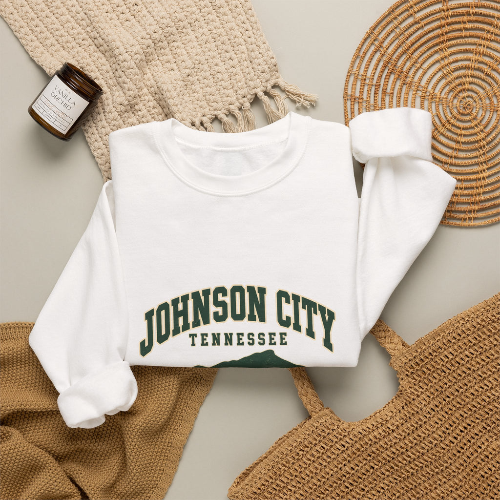 Johnson City Vintage Varsity Crewneck Sweatshirt
