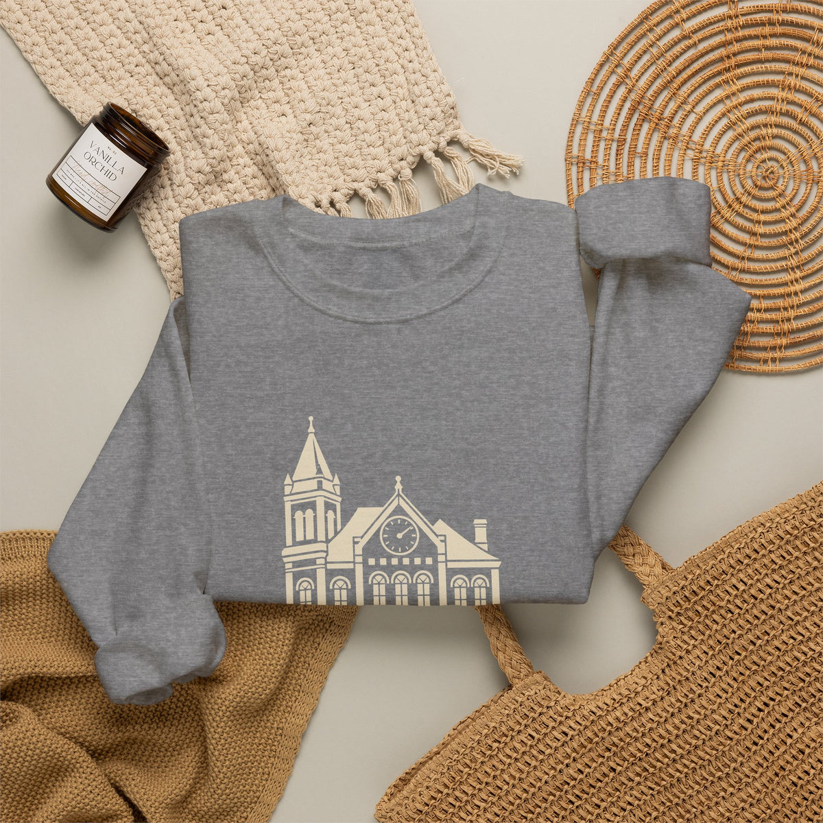 Clarksville Customs House Crewneck Sweatshirt