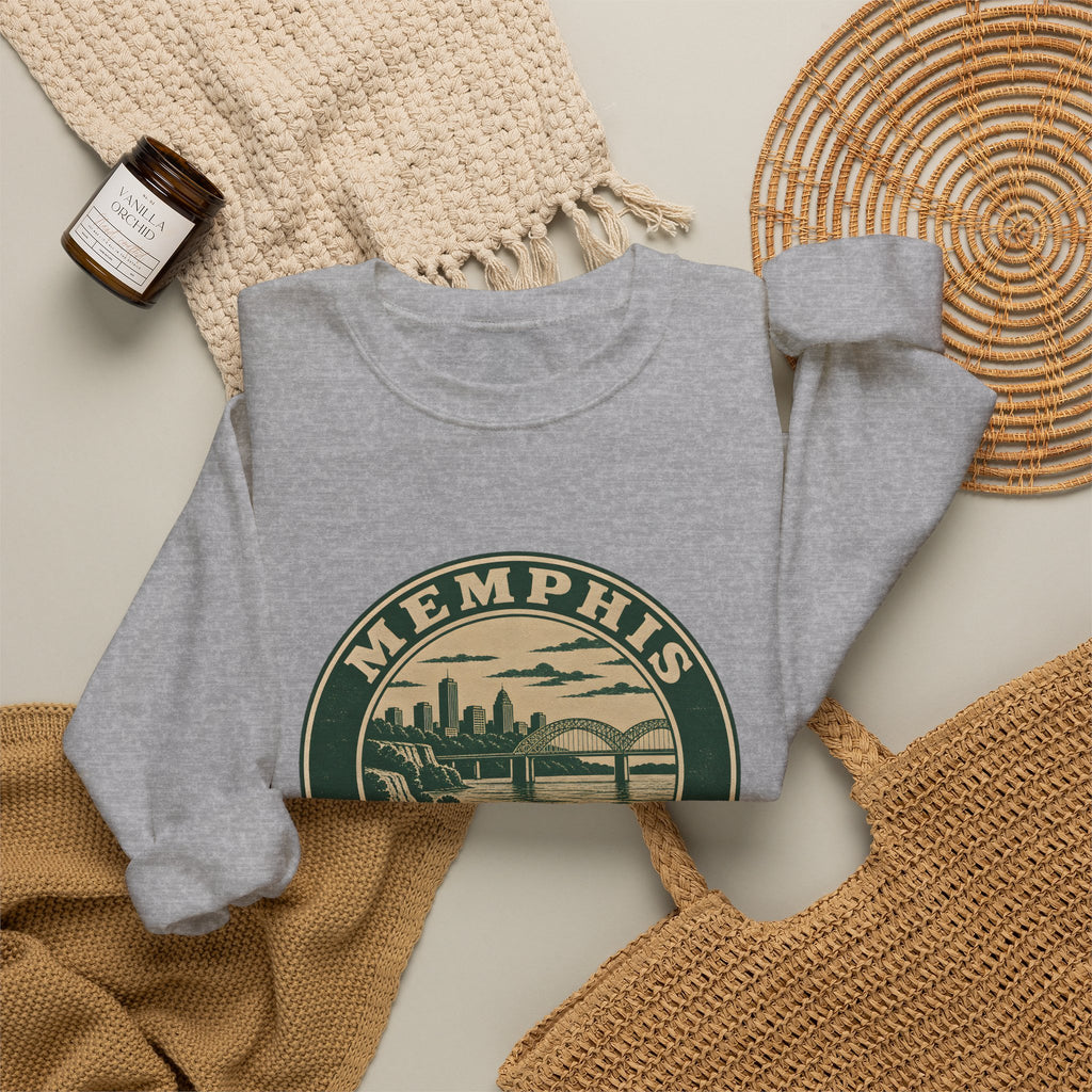 Memphis Park Badge Crewneck Sweatshirt