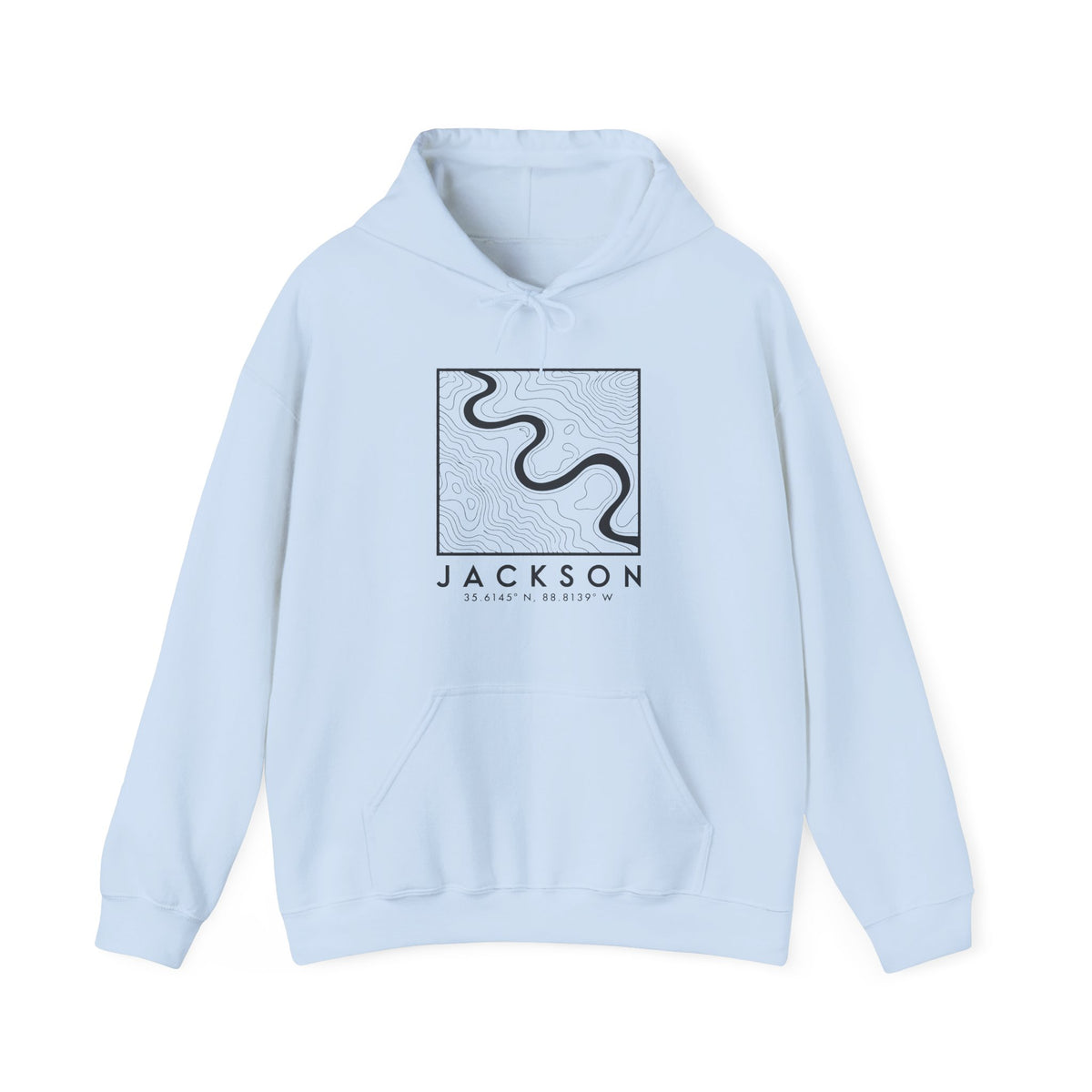 Jackson Topo Map Hoodie