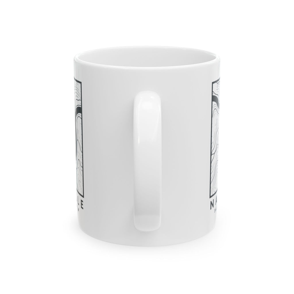 Nashville Topo Map Mug