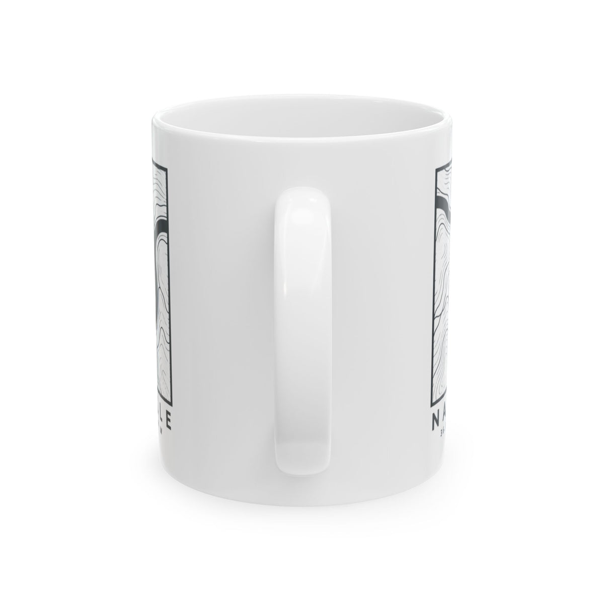 Nashville Topo Map Mug