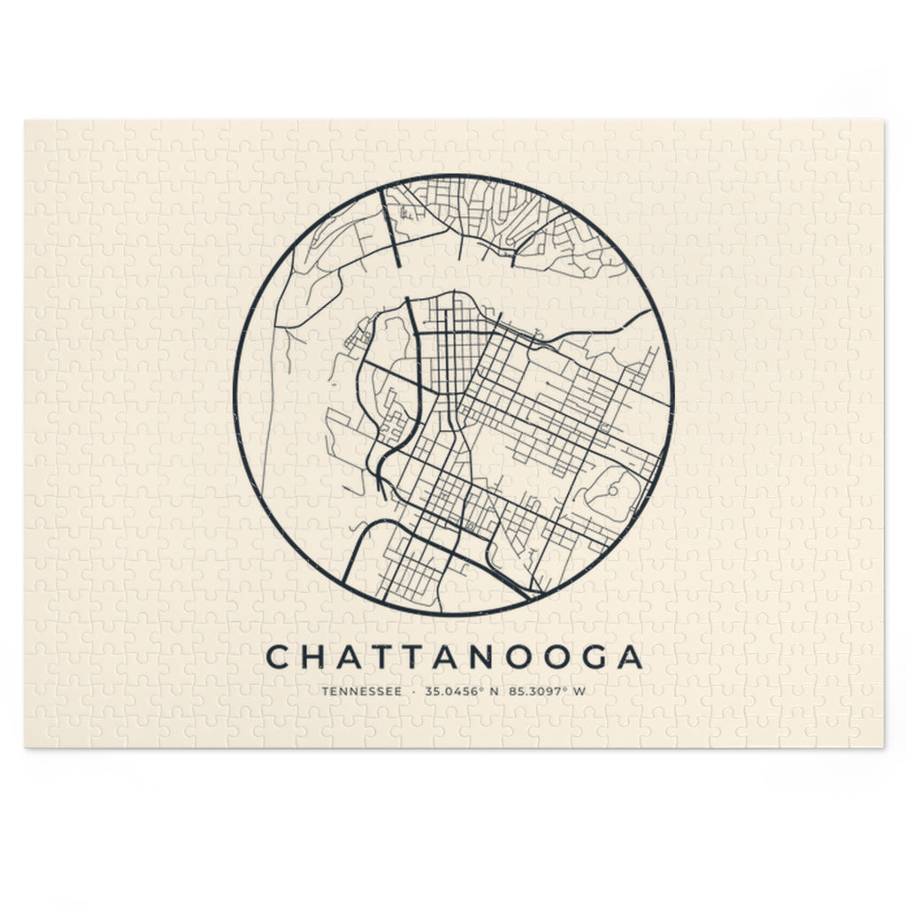 Chattanooga Street Map Puzzle