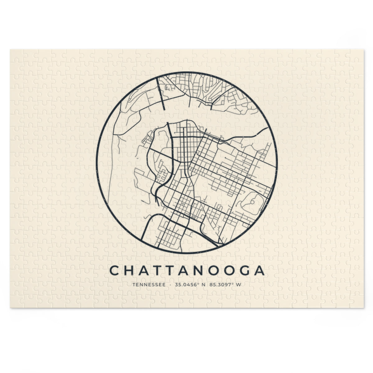 Chattanooga Street Map Puzzle