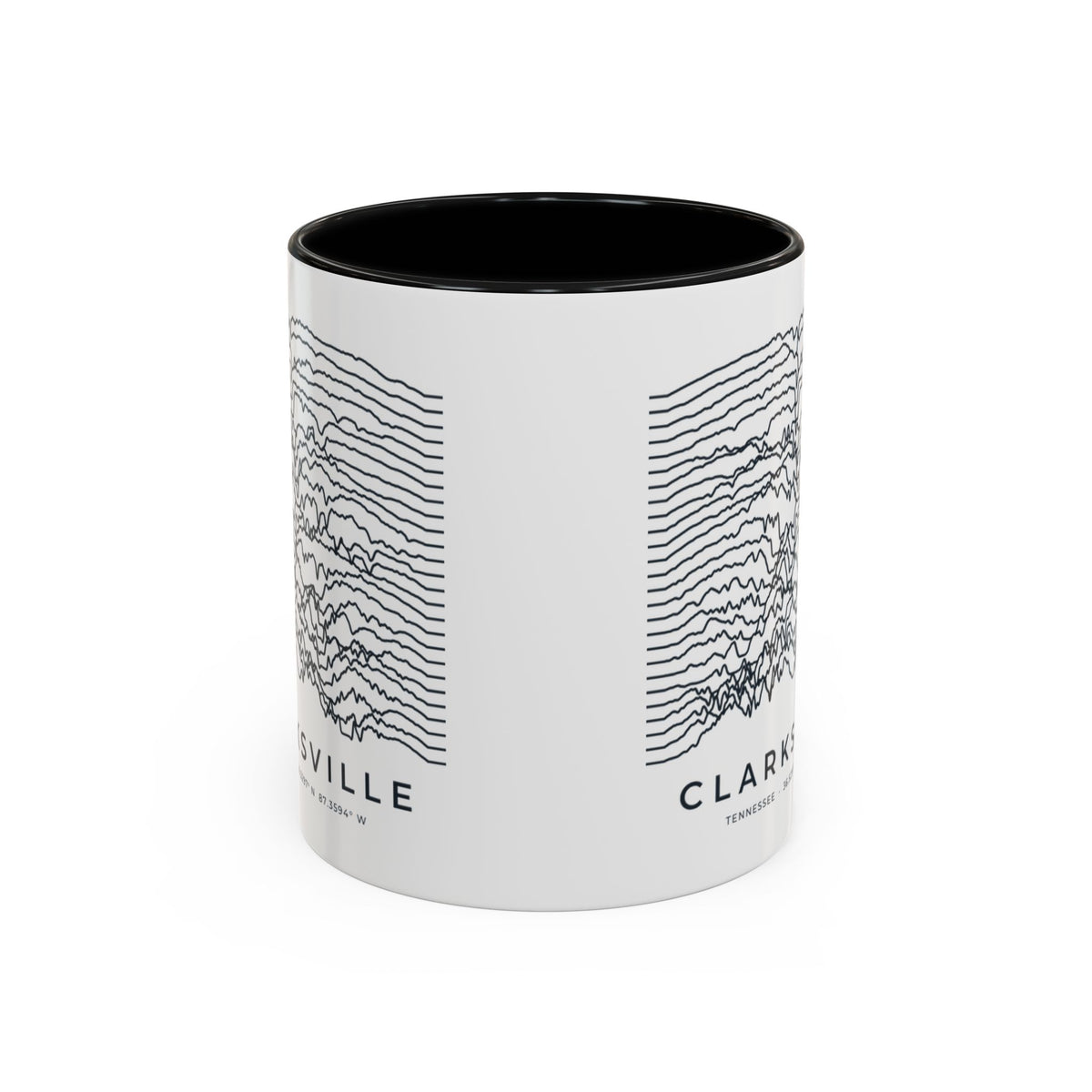 Clarksville Ridgeline Accent Mug